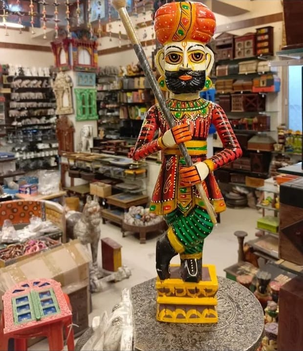 Wooden Chowkidar