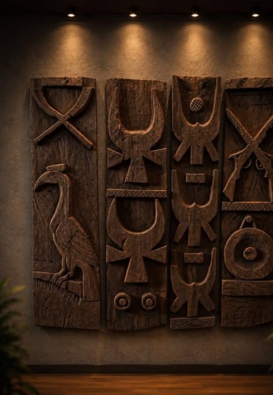 Naga Tribal Carved Panels