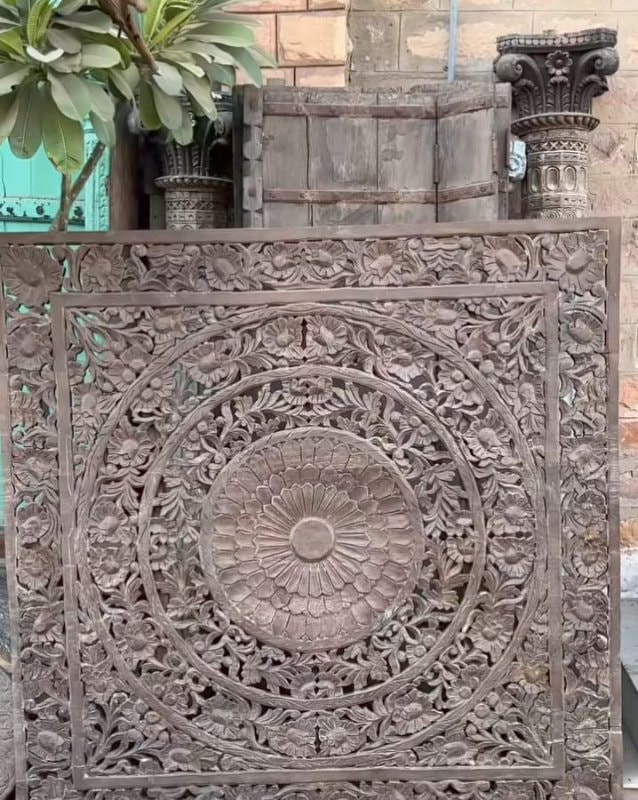Carved Headboard Panel