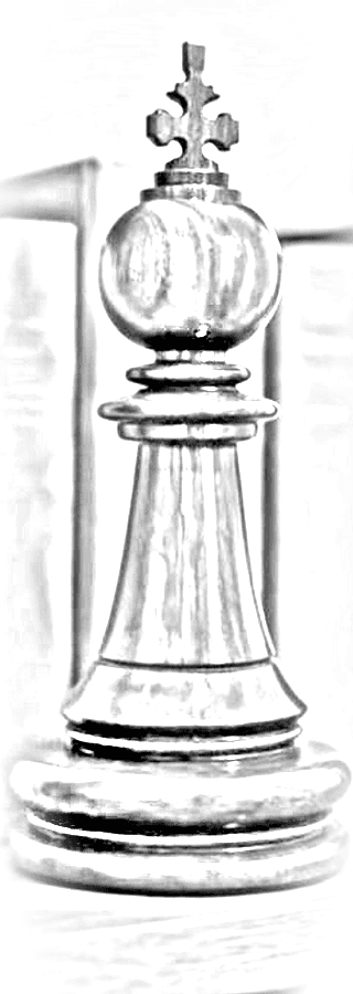Pencil sketch of Chess King Statement Piece