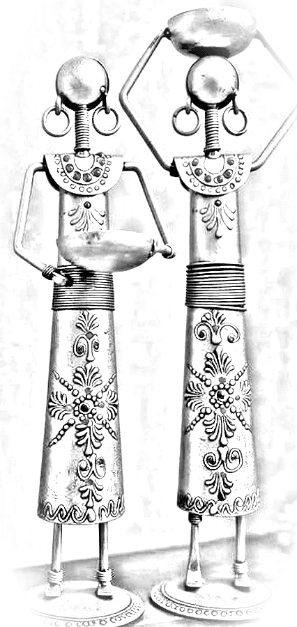 Pencil sketch of Panihari Pair