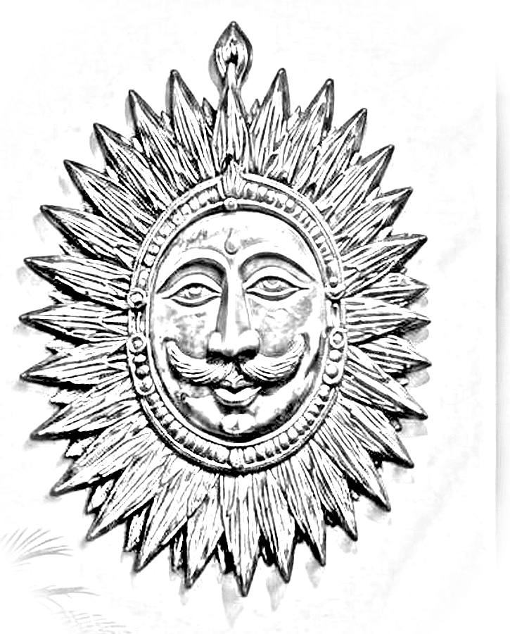 Pencil sketch of Sun Wall Art